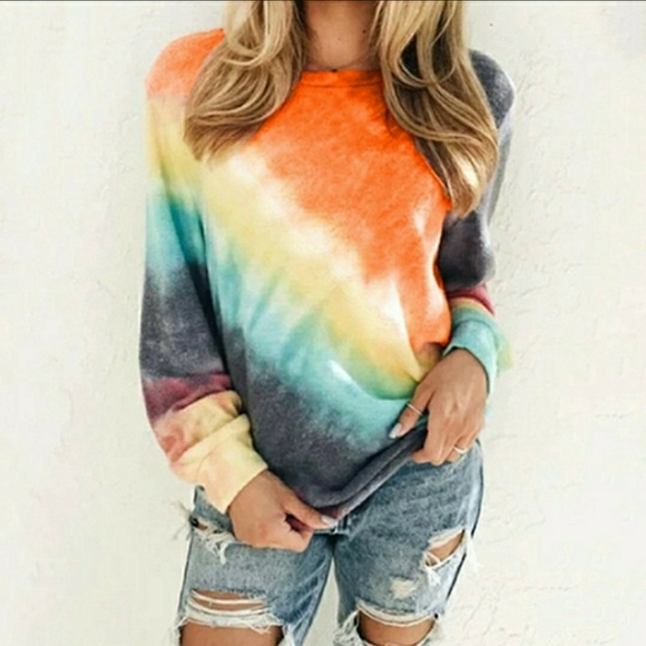 Tops - Tye dye long sleeve S